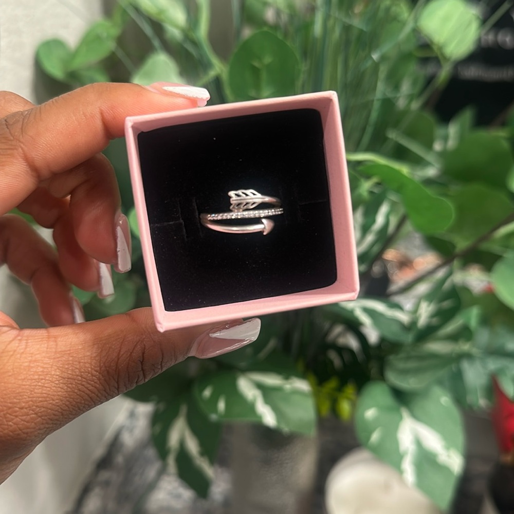 Pandora Wrap Around Arrow Ring